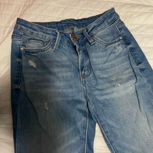 Simple society skinny stretch ripped jeans.  Size 1/25